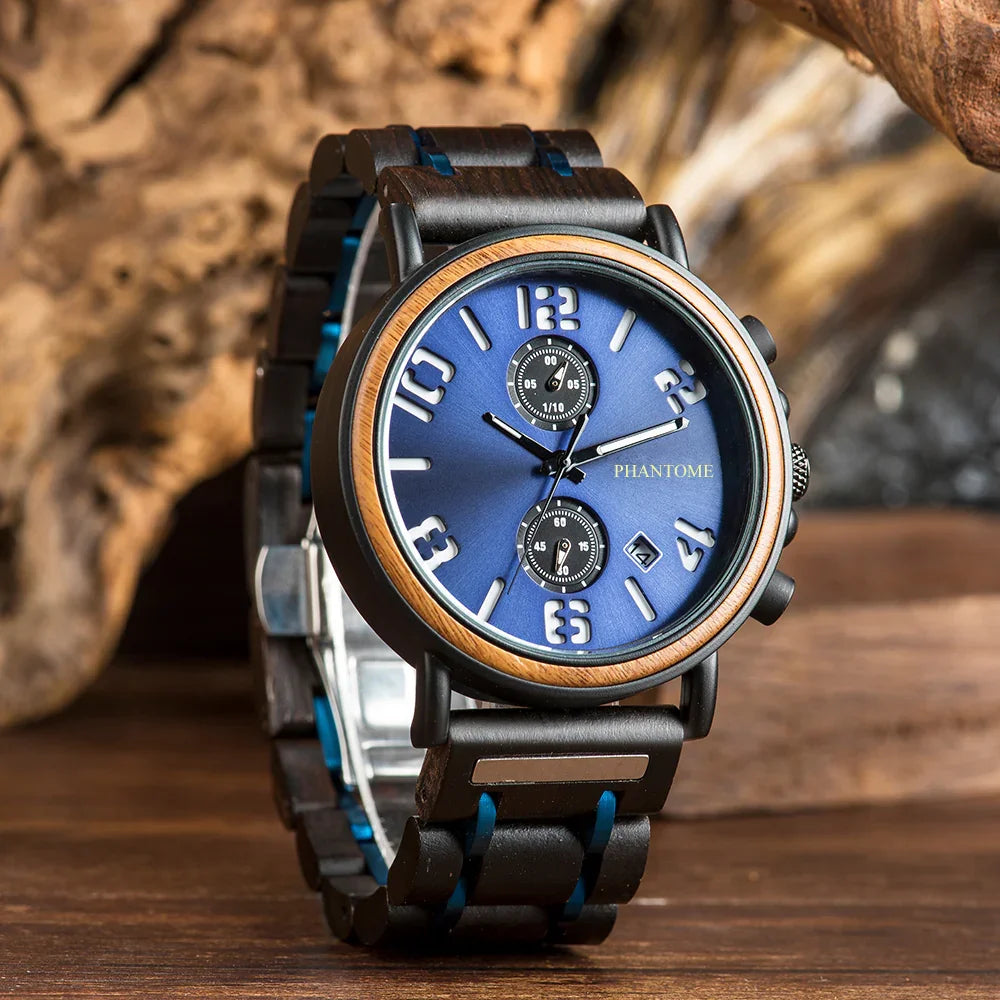 Cobalt Blue - Ebony Wood - Phantome
