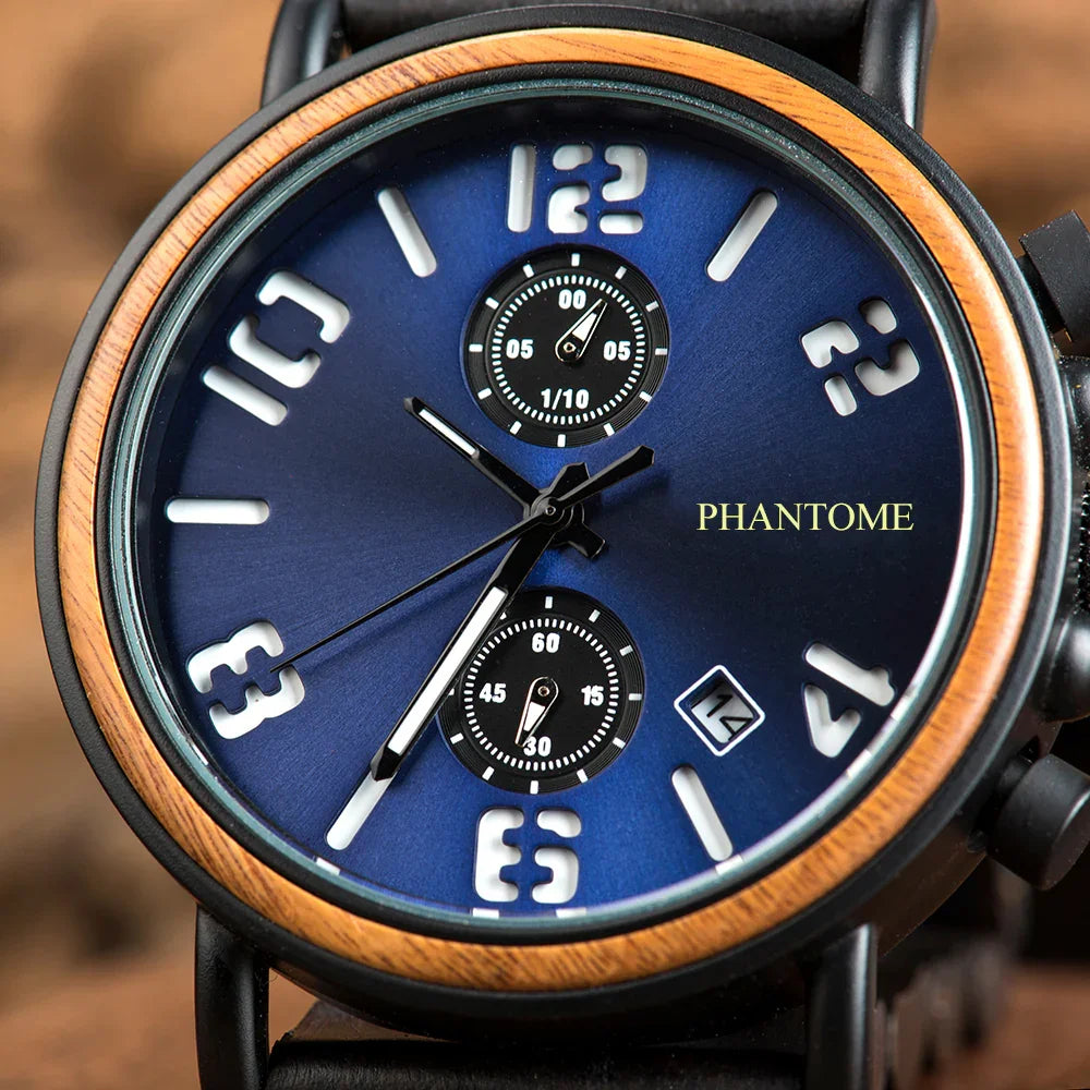 Cobalt Blue - Ebony Wood - Phantome