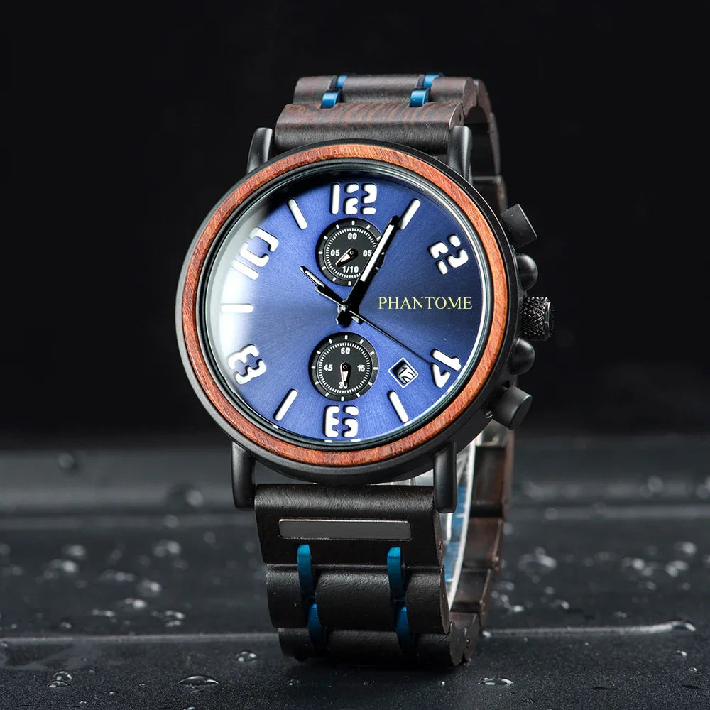 Cobalt Blue - Ebony Wood - Phantome