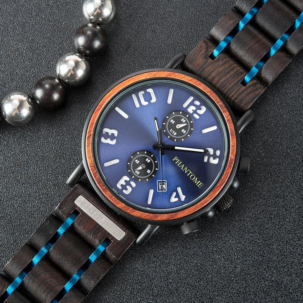 Cobalt Blue - Ebony Wood - Phantome
