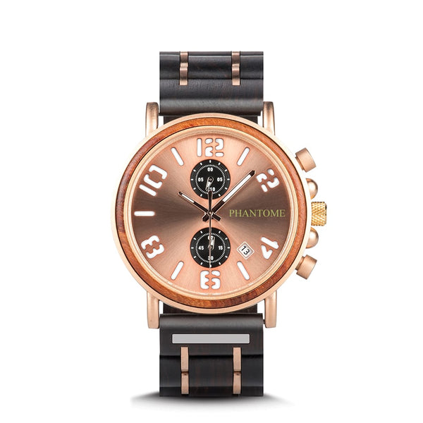 Odyssey Sandstone handcrafted wooden watch by PHANTOME